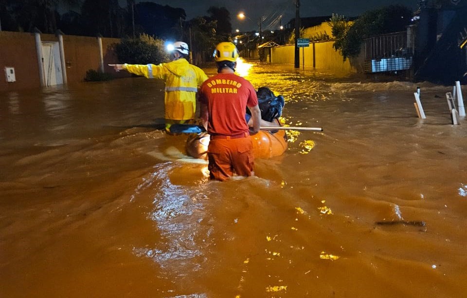 alagamento bombeiros
