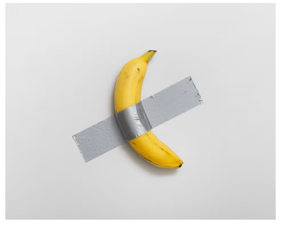 banana obra de arte