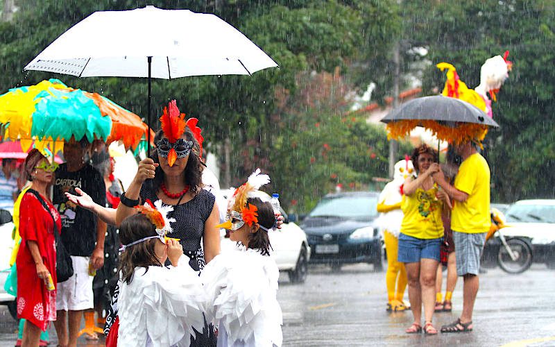 carnaval chuva