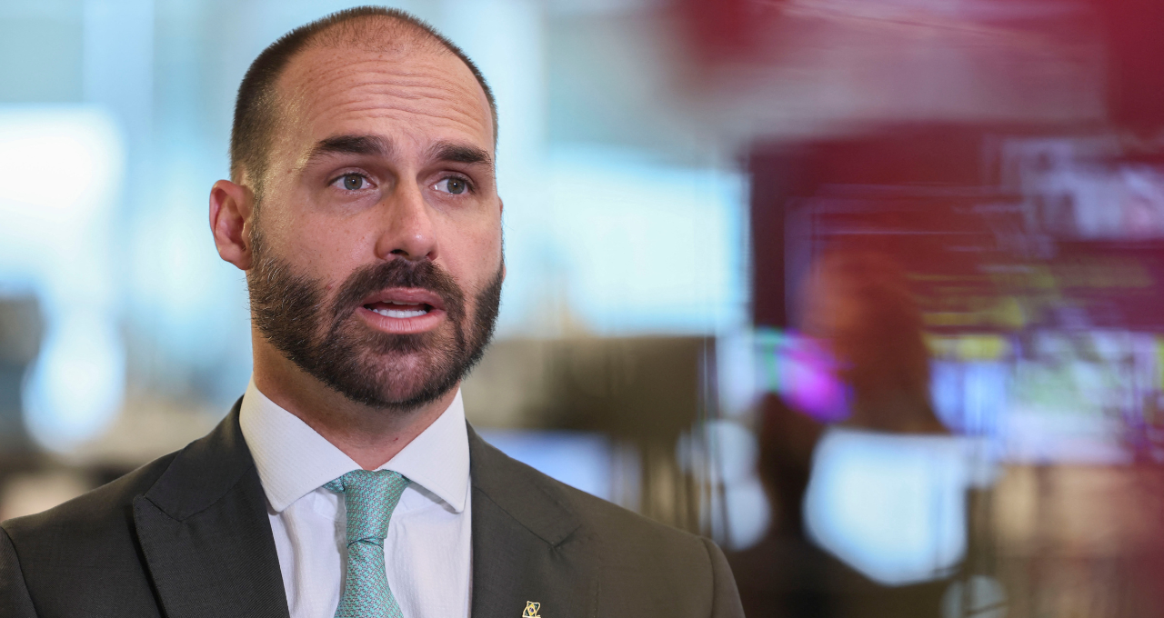 eduardo bolsonaro durante entrevista a reuters em washington 14082025 reutersjessica koscielniak