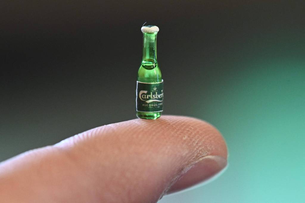 menor garrafa de cerveja do mundo