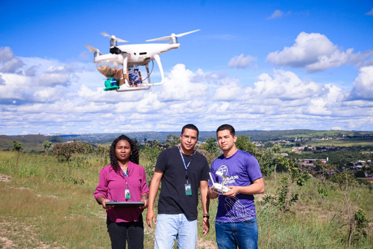 secti escola do futuro de goias drone que auxilia no reflorestamento do cerrado 1215x810