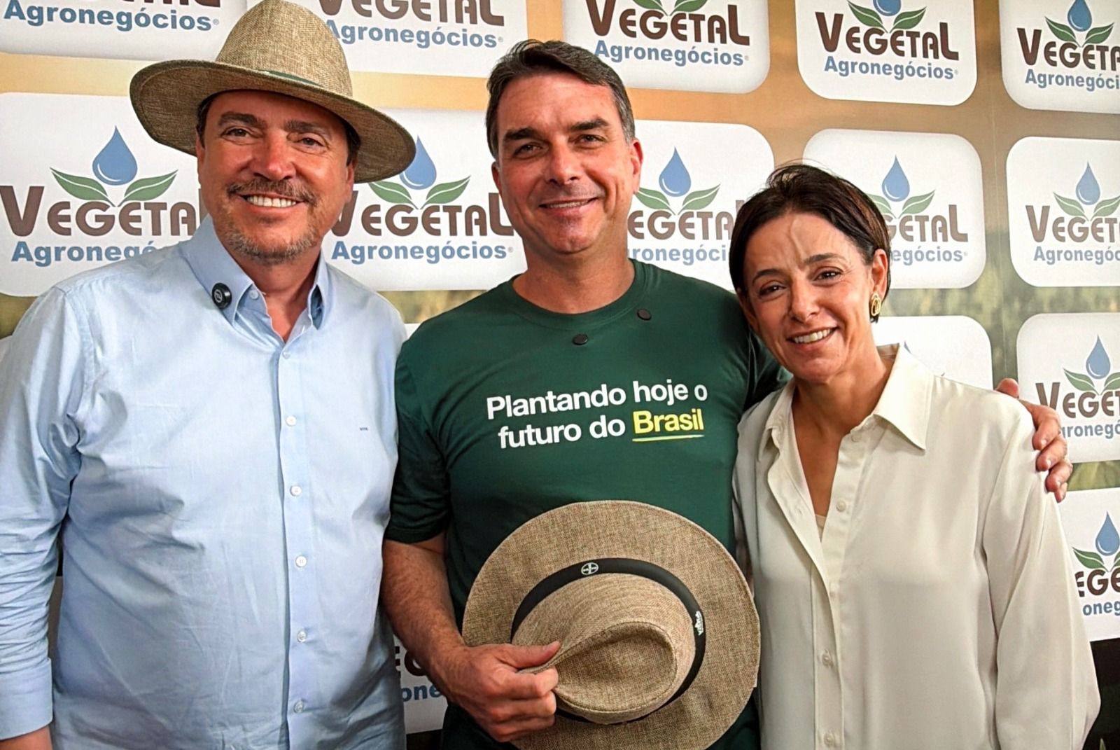 senador wilder, flávio e ana paula rezende