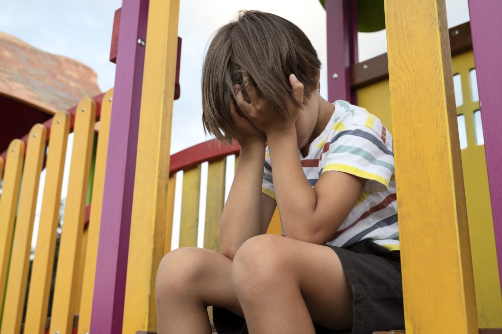 side view sad boy park 1024x681